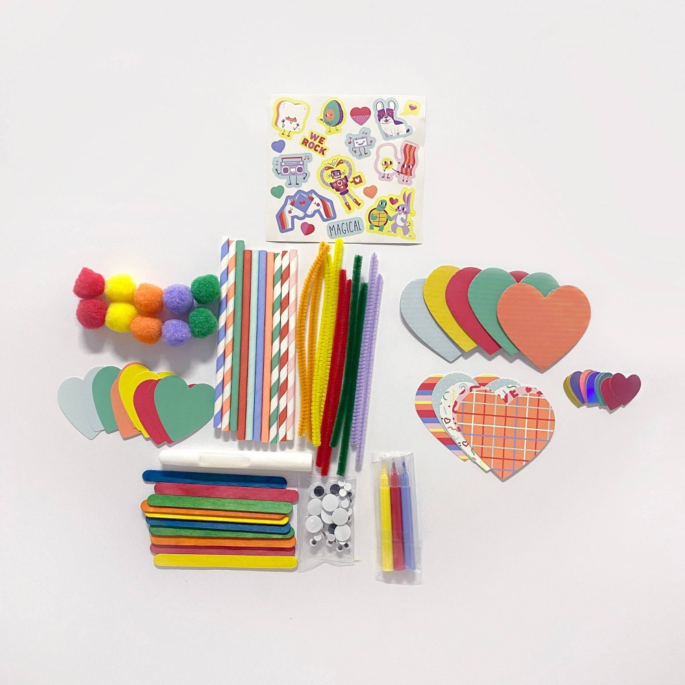 Craft Valentine's Day Kids Bucket Various Brights - Spritz