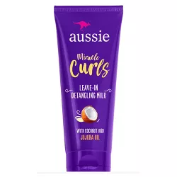 Aussie Miracle Curls with Coconut Oil Detangling Milk Treatment - 8.4 fl oz