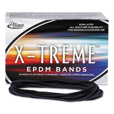 Alliance X-treme File Bands 117B 7 x 1/8 Black Approx. 175 Bands/1lb Box 02004