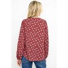 WEST K Women's Starling Pintuck Split Neck Blouse - 3 of 4