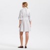 Women's Elbow Sleeve Drawstring Waist Mini Shirtdress - Universal Thread™ - 2 of 3