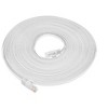 Monoprice Cat6 50 Feet White Flat Patch Cable, UTP, 30AWG, 550MHz, Pure Bare Copper, Snagless RJ45, Flexboot Series Ethernet Cable - 4 of 4