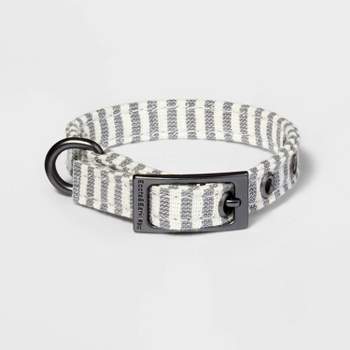 Striped Fashion Dog Collar with Pin Buckle - Boots & Barkley™