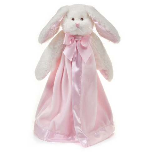 Bearington Baby Bunny Snuggler 15 Inch Pink Rabbit Plush Stuffed Animal Security Blanket Lovey For Babies Target