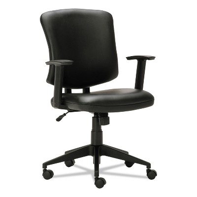 Alera Everyday Task Office Chair Black Leather TE4819