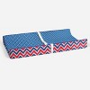 Bacati - MixNMatch Navy/Red Pin Dots Changing Pad Cover - 4 of 4