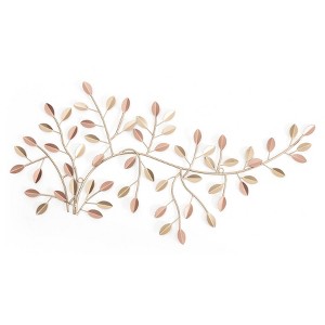 Brewster Edat Branches Metal Wall Art: Iron Sculpture, Contemporary Decor, Nature Inspired, 26x16 Inch - 1 of 4