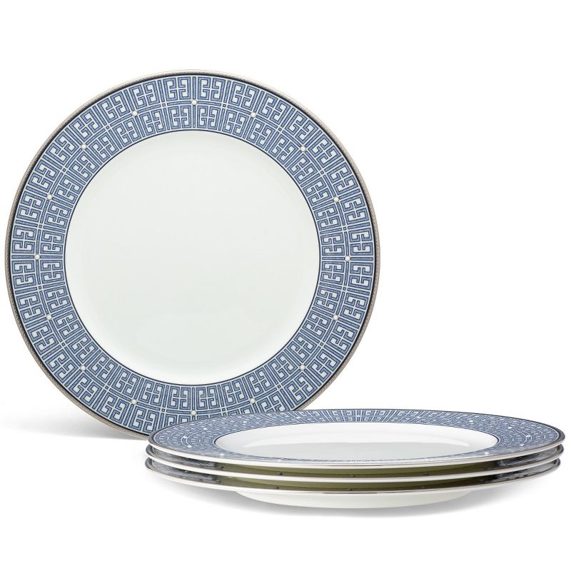 Noritake Infinity Blue Set of 4 Dinner Plates, 1 of 10