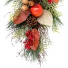 Northlight 30" Fall Harvest Mixed Berry and Pomegranate Artificial Teardrop Swag - Unlit - 4 of 4