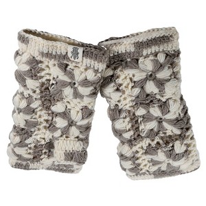 Multi Color Flower Crochet Handwarmers_Nirvanna Designs - 1 of 4