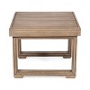 Westchester Acacia Wood Side Table - Brown - Christopher Knight Home: Patio Accent, Water-Resistant - 3 of 4