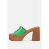 Slip On Block Heel Sandals Women - 4 of 4
