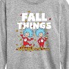 Boys' - Dr. Seuss - Fall Things Thing 1 and Thing 2 Long Sleeve Graphic T-Shirt - 2 of 4