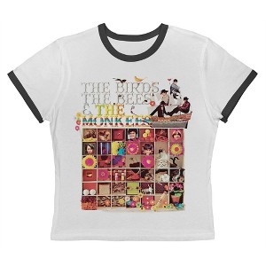 The Monkees Women's The Birds The Bees Short Sleeve Graphic Cotton Retro Vintage Ranger Baby Tee - 1 of 3