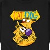 Men's - Cat Dog - Shh! CatDog Graphic Fleece Sweatshirt - 2 of 4