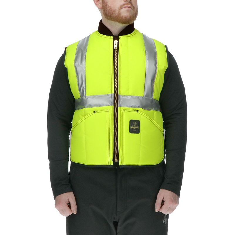 RefrigiWear Iron-Tuff High Visibility Insulated Safety Vest with Reflective Tape, 2 of 6
