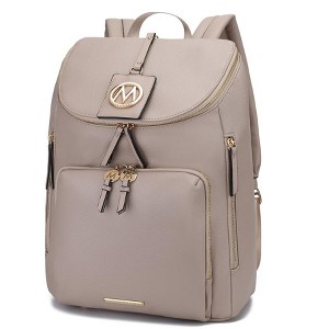 MKF Collection Angela vegan Leather Large Travel Backpack by Mia K - 1 of 4