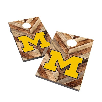 NCAA Michigan Wolverines 2'x3' Cornhole Bag Toss Game Set