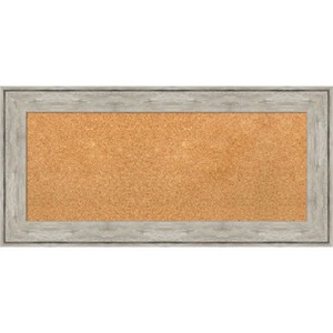 Amanti Art Crackled Metallic Framed Corkboard, Natural Cork - 1 of 4