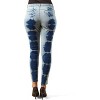 Memoi Vintage 80's Style Acid Wash Jean Leggings - 3 of 4
