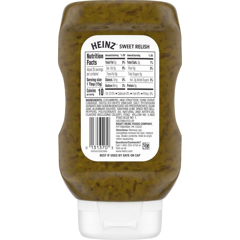 Heinz Sweet Relish - 12.7 fl oz, 2 of 8