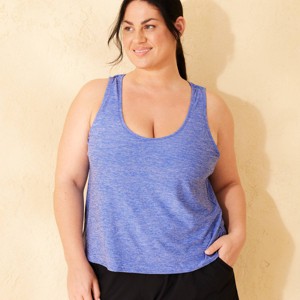 Women's Tie Back Tankini Top - Shade & Shore™ - 1 of 3