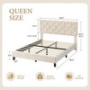 Twin Bed Frame, Twin Size Upholstered Bed Frame, Twin Size Heavy-Duty Platform Bed Frame - 2 of 4