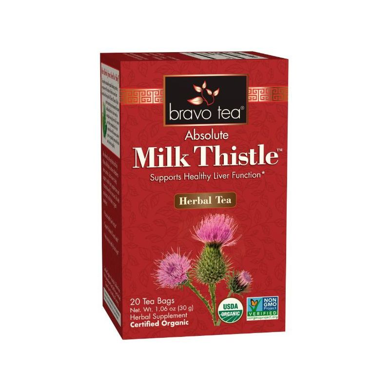 Bravo Tea Milk Thistle Tea - 1 Box/20 Bags, 1 of 4