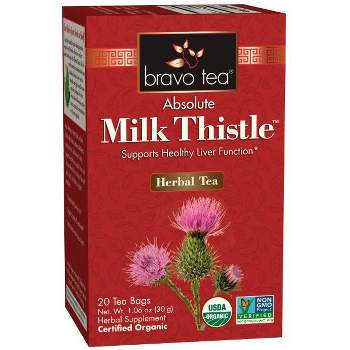 Bravo Tea Milk Thistle Tea - 1 Box/20 Bags