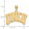 Black Bow Jewelry 14k Yellow Gold Nevada Las Vegas Runnin Rebels NCAA Large Pendant - 2 of 3