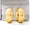 Ross-Simons 18kt Gold Over Sterling Wide Hoop Earrings - 4 of 4