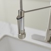Single-Handle Pull-Down Sprayer 2 Spray High Arc Kitchen Faucet With Deck Plate - 3 of 4