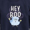 Boys' - SpongeBob SquarePants - Hey Boo Graphic Long Sleeve Fleece Sweatshirt - 2 of 4