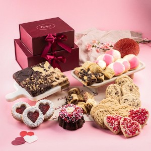 Dulcet Gift Baskets Gourmet Fresh Baked Deluxe Gift Baskets, Valentines Food Gift Baskets for Daughter, Sister, Relative, Nurse, Customer and Friend - 1 of 4