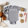 The Juniper Shop Merry Puff Print Baby Long Sleeve Bodysuit - 2 of 3