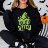 Simply Sage Market Women's Graphic Sweatshirt Good Witch Broom - 2 of 4