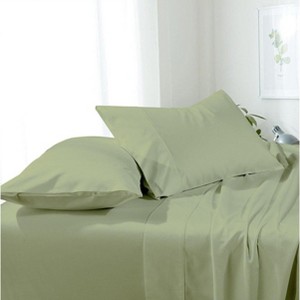 Egyptian Linens Basics Super Soft Easy Care Microfiber Sheet Set - 15" Pockets - 1 of 4