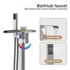 Freestanding Bathtub Faucet, Floor-Mount Tub Filler Chrome,Standing Tub Faucet - 4 of 4