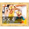 PosterPalooza | Photo Size Shabby Chic Yellow Frame - UV Acrylic, Foam Board Backing, Hanging Hardware - 2 of 4