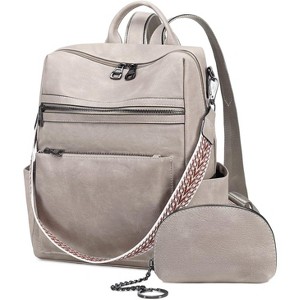 Leather Backpack for Women Designer Ladies Shoulder Bag  display picture 3
