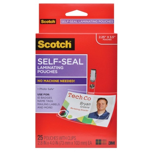 Scotch™ Self-Sealing Laminating Pouches