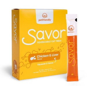 PetFriendly Savor Squeezable Cat Treat (30 ct.) - 1 of 4