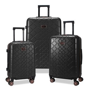 STELLA BLANC Sasha 3-Piece Hardside Expandable Spinner Luggage Set Luggage Sets - 1 of 4