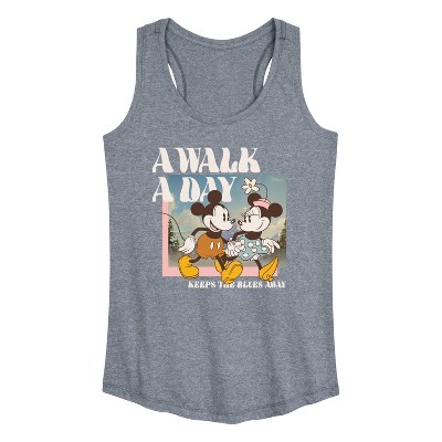 Women's - Disney - A Walk A Day Graphic Racerback Tank