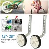 iMountek"Adjustable Bicycle Training Wheels for Kids - Stabilizer for 12"-20" Bikes, Safe & Durable"Black - 3 of 4