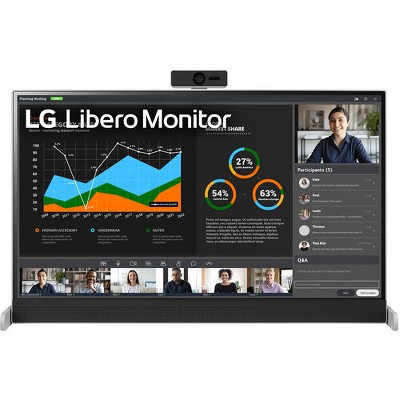 Manufacturer Refurbished LG 27BQ70QC-S 27" HDR Libero Monitor, Gray