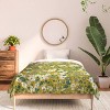 Deny Designs Schatzi Brown Brooke Ditsy Floral Olive Lime Twin/Twin XL Comforter and Sham Set (2-3pc Set) - 3 of 4