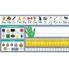 North Star Teacher Resources Traditional Manuscript Canadian Desk Plates, 19" x 5", Pack of 36 - 2 of 3