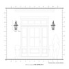 Livex Lighting Georgetown 3 - Light Wall Light in  Bronze - 2 of 2