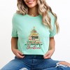 All Booked For Christmas Sparkle - Women's Short Sleeve Graphic T-Shirt - 3 of 4